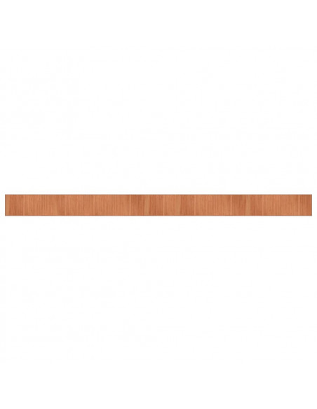 Tappeto Rettangolare Marrone 70x1000 cm in Bambù