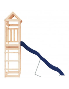 Set da Gioco da Esterno in Legno Massello di Pino