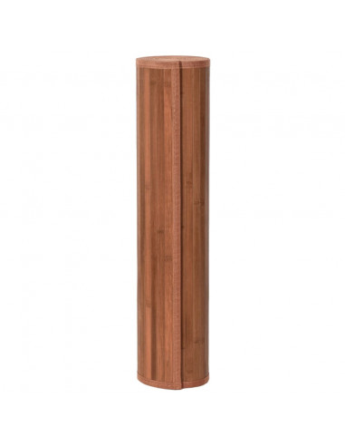 Tappeto Rettangolare Marrone 80x1000 cm in Bambù