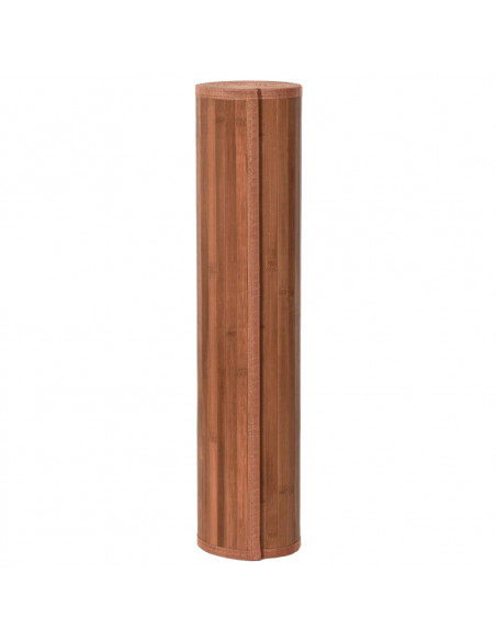 Tappeto Rettangolare Marrone 80x1000 cm in Bambù