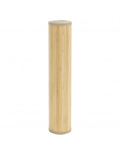 Tappeto Rettangolare Naturale Chiaro 100x200 cm in Bambù 2