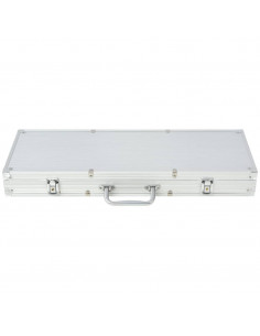 Set da Poker con 500 Chips Laser in Alluminio 2