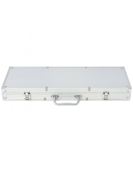 Set da Poker con 500 Chips Laser in Alluminio