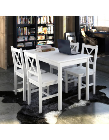 Set da Pranzo 5 pz Bianco