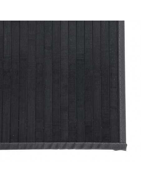 Tappeto Rettangolare Grigio 100x1000 cm in Bambù