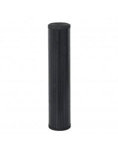 Tappeto Rettangolare Nero 100x1000 cm in Bambù 2