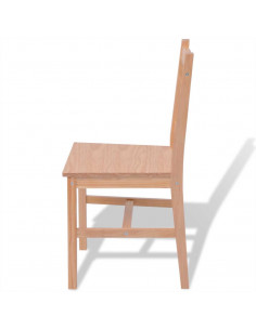 Set da Pranzo 7 pz in Legno di Pino