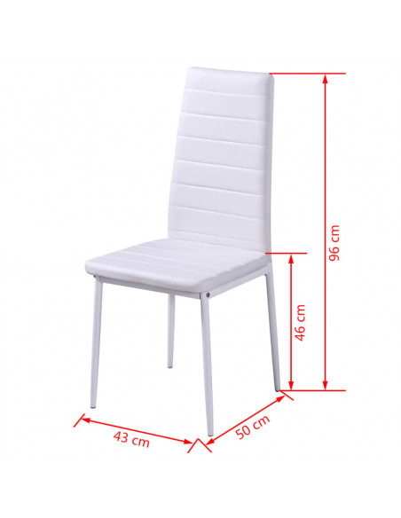 Set da Pranzo 7 pz Nero e Bianco