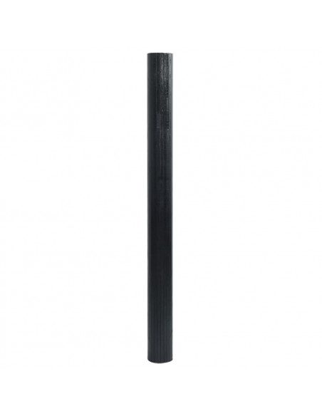 Tappeto Rettangolare Nero 60x400 cm in Bambù
