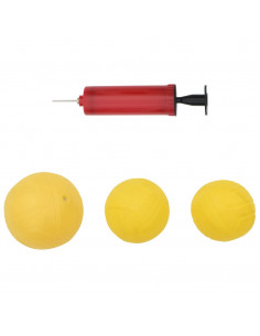 Set di 3 Palline e Pompa Extra Ø90x20 cm