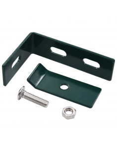 Set di Connettori Angolari a Parete 10 pz Verde