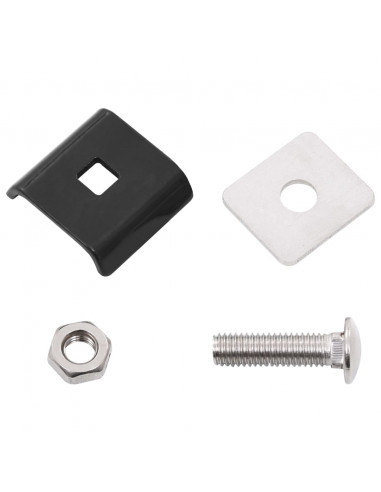 Set di Connettori per Griglie 25 pz Antracite