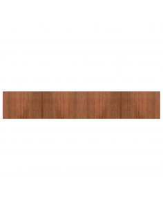 Tappeto Rettangolare Marrone 70x400 cm in Bambù