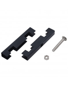 Set di Connettori per Griglie da Giardino 10 pz Antracite