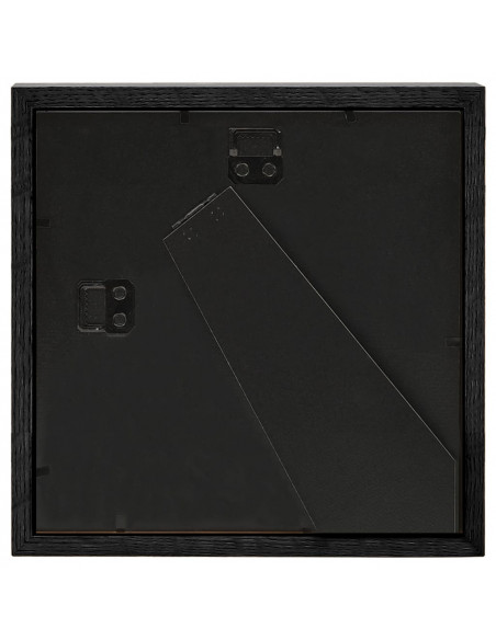 Set di Cornici Fotografiche 3D 3 pz Nero 23x23 cm Foto 13x13 cm