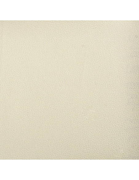 Set di Divani 2 pz con Cuscini crema in Similpelle