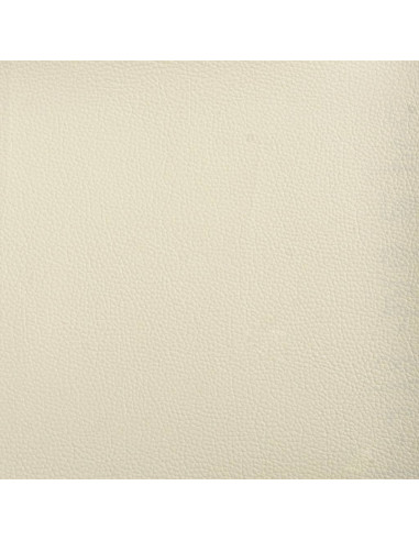 Set di Divani 2 pz con Cuscini crema in Similpelle