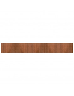Tappeto Rettangolare Marrone 70x500 cm in Bambù