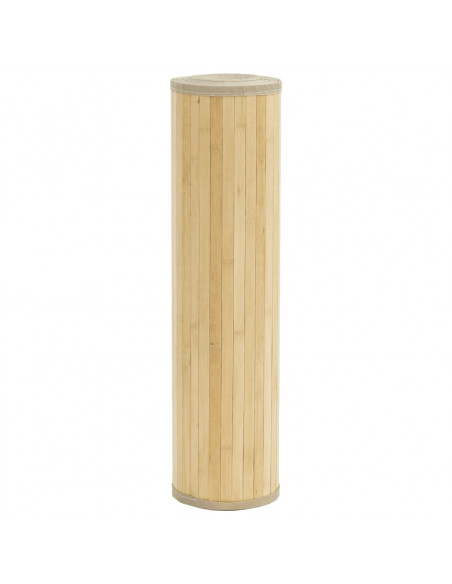 Tappeto Rettangolare Natura Chiaro 60x300 cm in Bambù