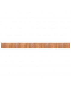 Tappeto Rettangolare Naturale 80x1000 cm in Bambù