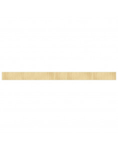Tappeto Rettangolare Naturale Chiaro 70x1000 cm in Bambù