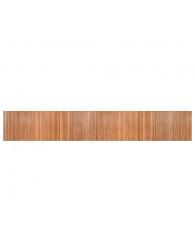 Tappeto Rettangolare Natura 80x500 cm in Bambù