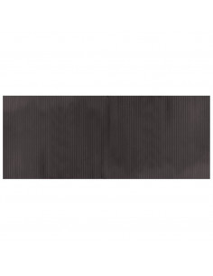 Tappeto Rettangolare Marrone Scuro 80x200 cm in Bambù