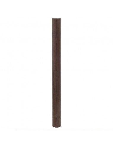 Tappeto Rettangolare Marrone Scuro 80x200 cm in Bambù