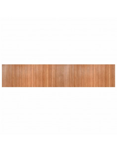 Tappeto Rettangolare Natura 80x400 cm in Bambù