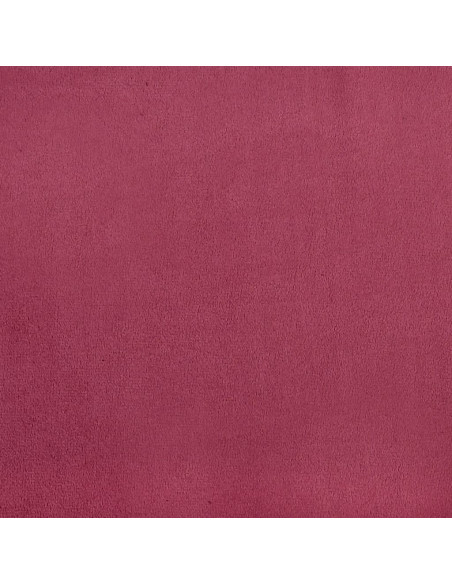 Set di Divani 2 pz con Cuscini Rosso Vino in Velluto