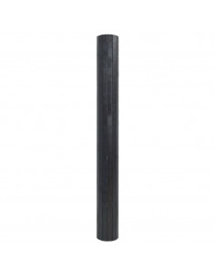 Tappeto Rettangolare Grigio 100x200 cm in Bambù 2