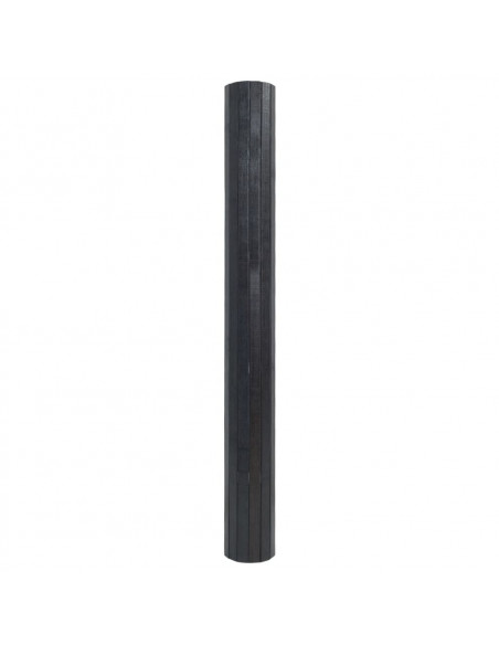 Tappeto Rettangolare Grigio 100x200 cm in Bambù