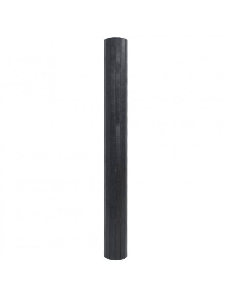 Tappeto Rettangolare Grigio 100x400 cm in Bambù