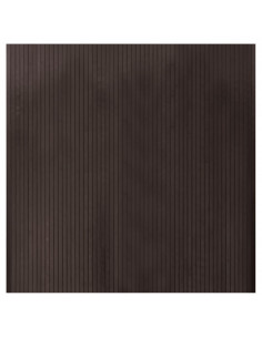 Tappeto Rettangolare Marrone Scuro 100x100 cm in Bambù