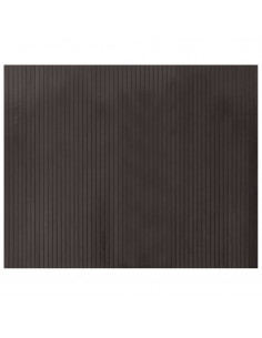 Tappeto Rettangolare Marrone Scuro 80x100 cm in Bambù