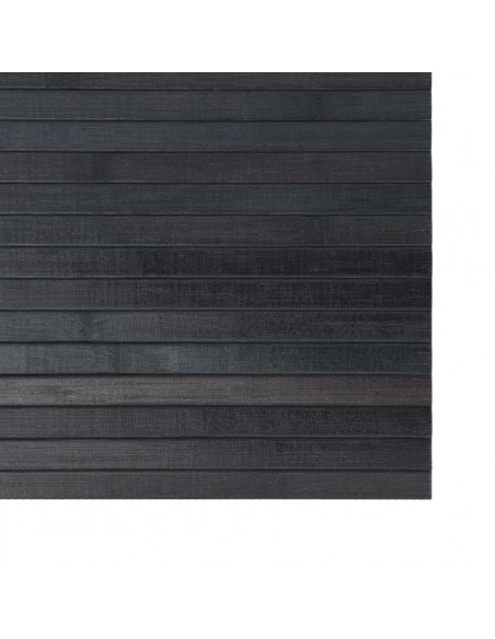 Tappeto Rettangolare Grigio 100x300 cm in Bambù
