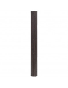 Tappeto Rettangolare Marrone Scuro 100x200 cm in Bambù 2