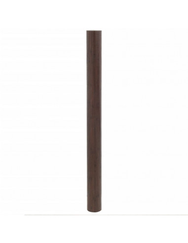 Tappeto Rettangolare Marrone Scuro 80x500 cm in Bambù