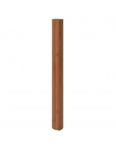 Tappeto Rettangolare Marrone 100x400 cm in Bambù 2