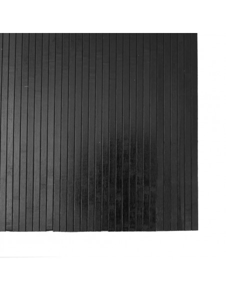Tappeto Rettangolare Grigio 80x500 cm in Bambù