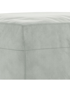 Set di Divani 3 pz con Cuscini Grigio Chiaro in Velluto