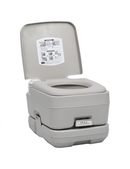 Set Toilette da Campeggio Portatile e Supporto Lavamani