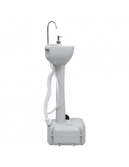 Set Supporto Lavamani da Campeggio Portatile e Tanica d'Acqua