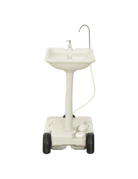 Set Supporto Lavamani da Campeggio Portatile e Tanica d'Acqua