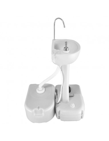 Serbatoio Acqua Portatile con Adattatore 24 L Grigio