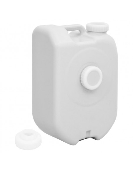 Serbatoio Acqua Portatile con Adattatore 24 L Grigio