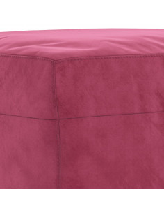 Set di Divani 3 pz con Cuscini Rosso Vino in Velluto 2