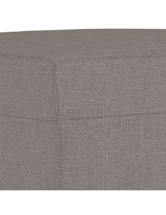 Set di Divani 3 pz con Cuscini Tortora in Tessuto 2