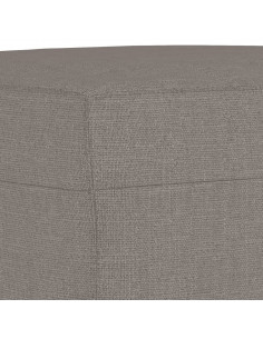 Set di Divani 3 pz con Cuscini Tortora in Tessuto 2