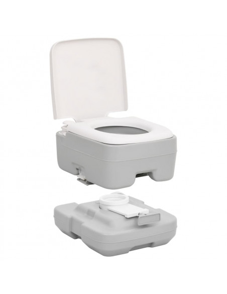Set Toilette da Campeggio Portatile e Supporto Lavamani